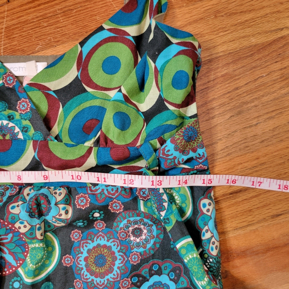Promod Blue And Green Maxi Dress - Picture 10 of 13